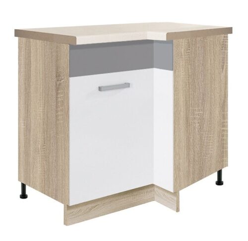 „Global GLO-15D“ apatinė kampinė spintelė kairėje