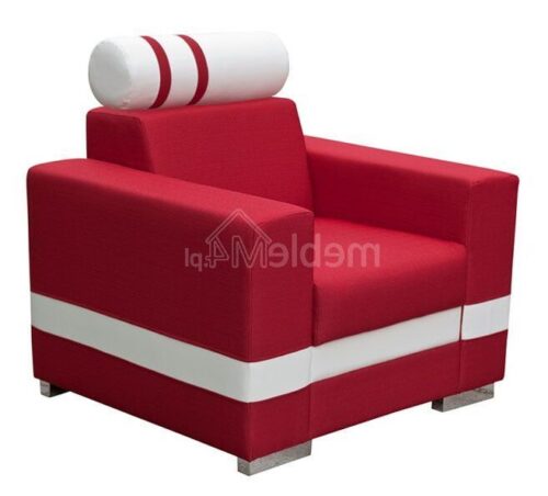 Minkštas fotelis su reguliuojamu galvos atlošu R1