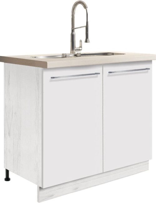 90 cm apatinė spintelė „Creativa CRE 13D“ kriauklei