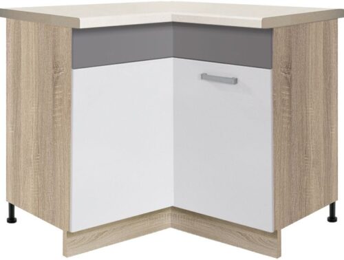 Apatinė kampinė spintelė 90/90 cm Global GLO-16