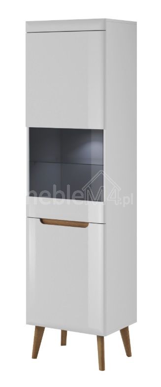 Nordi NWT53 vitrina – balta blizgi