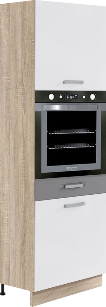 60 cm kolonėlės spintelė su kamino formos krosnimi „Global GLO-20D“