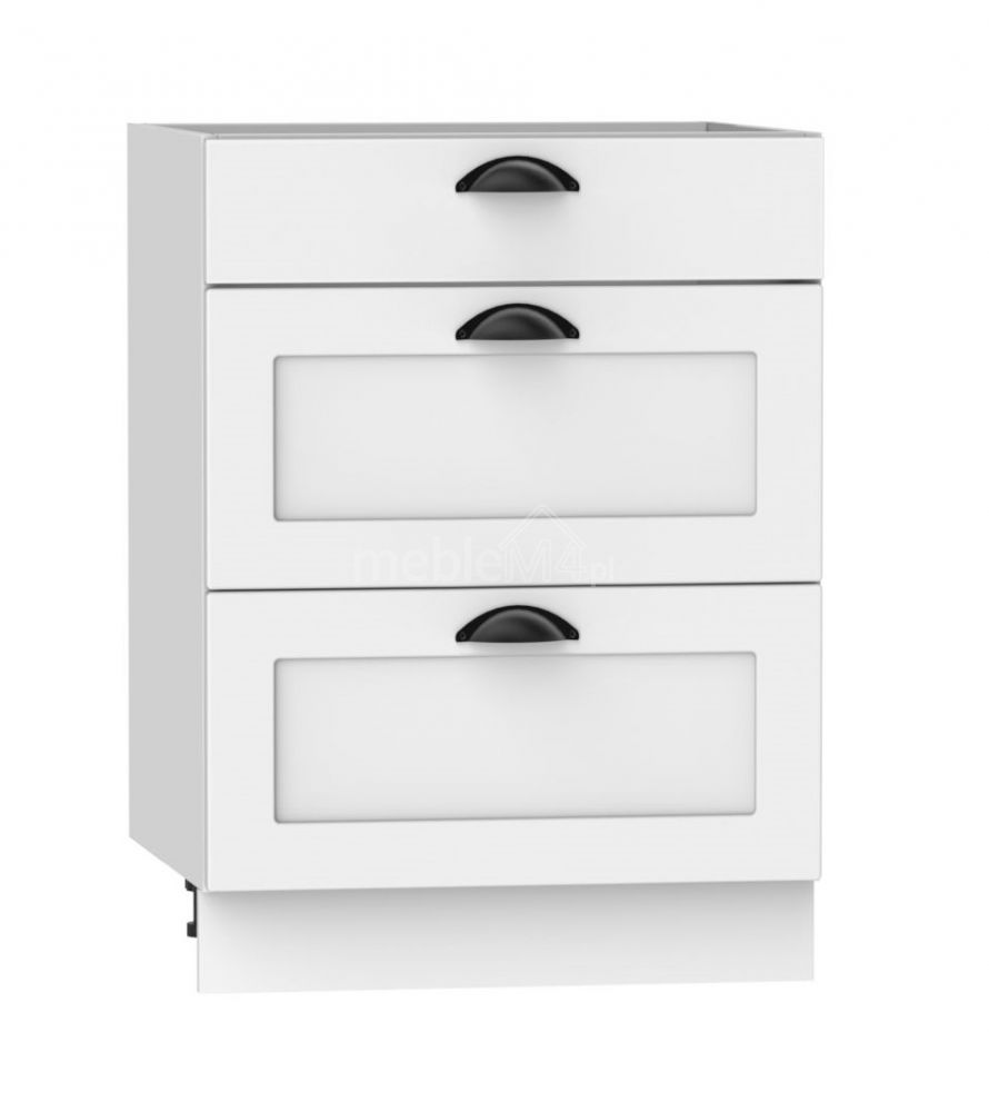 Apatinė spintelė su 60 cm stalčiais D60S/3 Adele