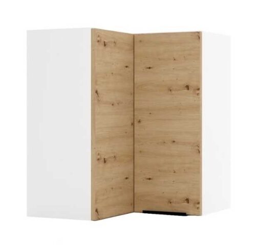 Viršutinė spintelė 60/60 cm kampinė Elena WRN R/L