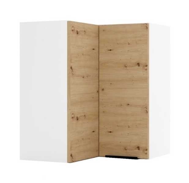 Viršutinė spintelė 60/60 cm kampinė Elena WRN R/L