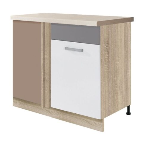 Apatinė kampinė spintelė 110/60 cm Global GLO-25DP