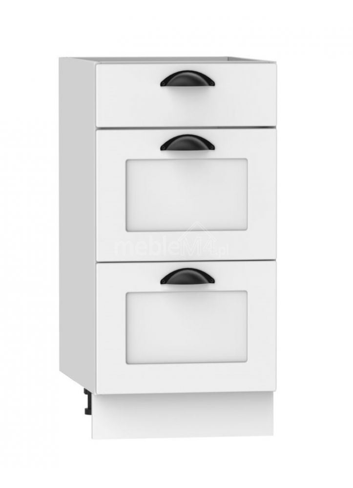 Apatinė spintelė su 40 cm stalčiais D40S/3 Adele