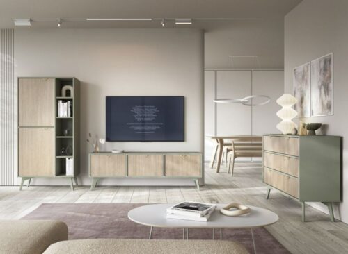 Svetainės fasadai „Eglutės kaulo miško“ raštu