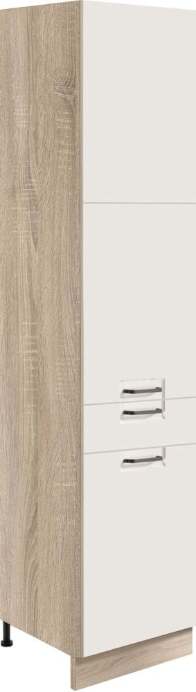 40 cm koloninė spintelė sandėliukui Favorit White FW-19D