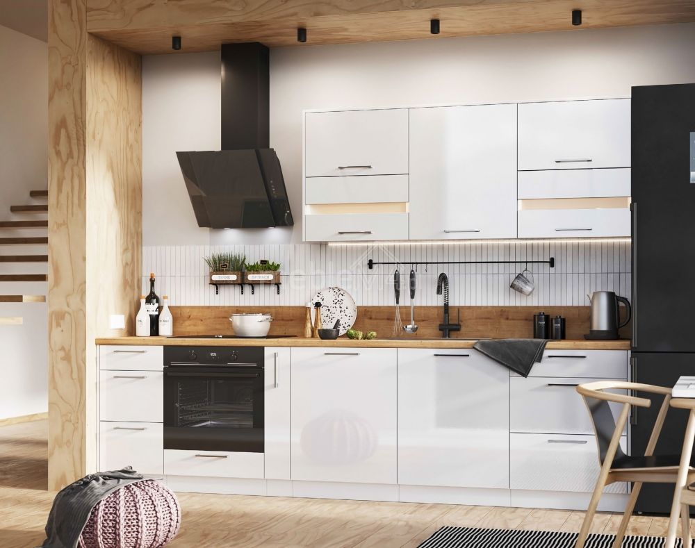 Virtuvės komplektas, virtuvė 295 cm Oscar