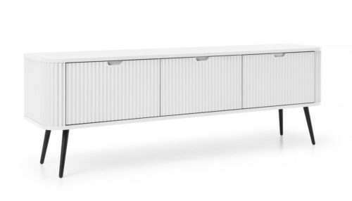 „Zova RTV-168“ frezuota stalinė spintelė, balta