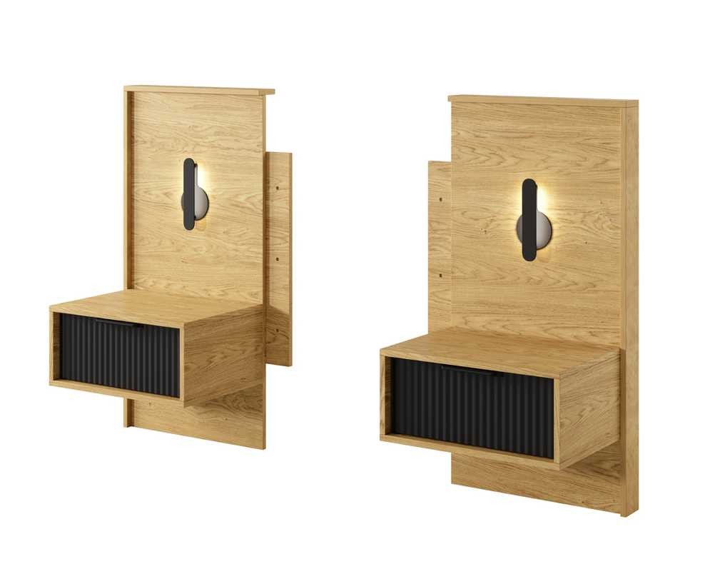 „Baltic Loft“ naktiniai staleliai su apšvietimu – 2 vnt