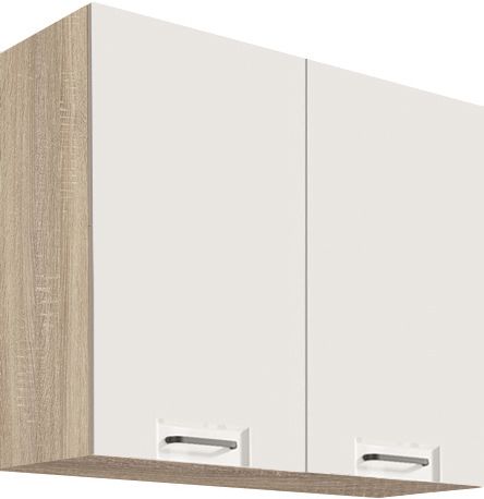 Viršutinė spintelė 80 cm Favorit White FW-43G