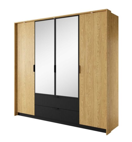 Spinta su stalčiais ir veidrodžiais, grioveliais įdėklais 220 Baltic