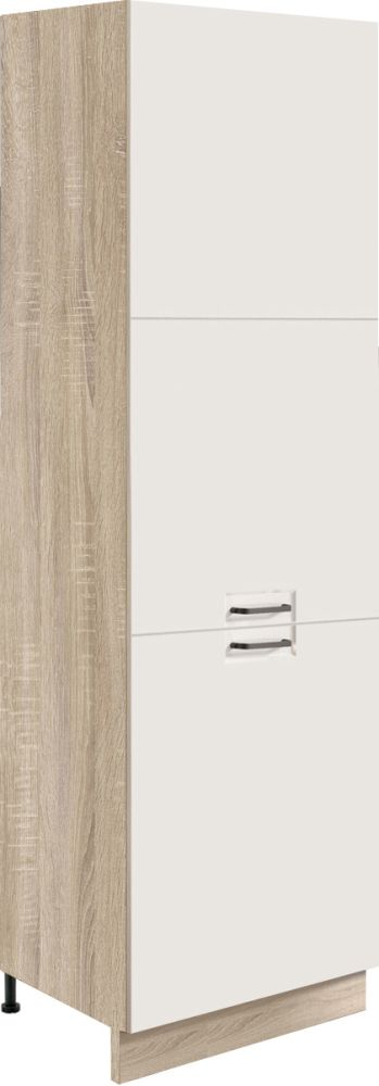 60 cm koloninė spintelė šaldytuvui Favorit White FW-21D