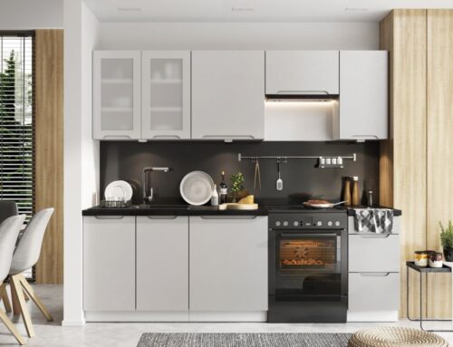 Virtuvės komplektas, virtuvė 180–240 cm Zoya