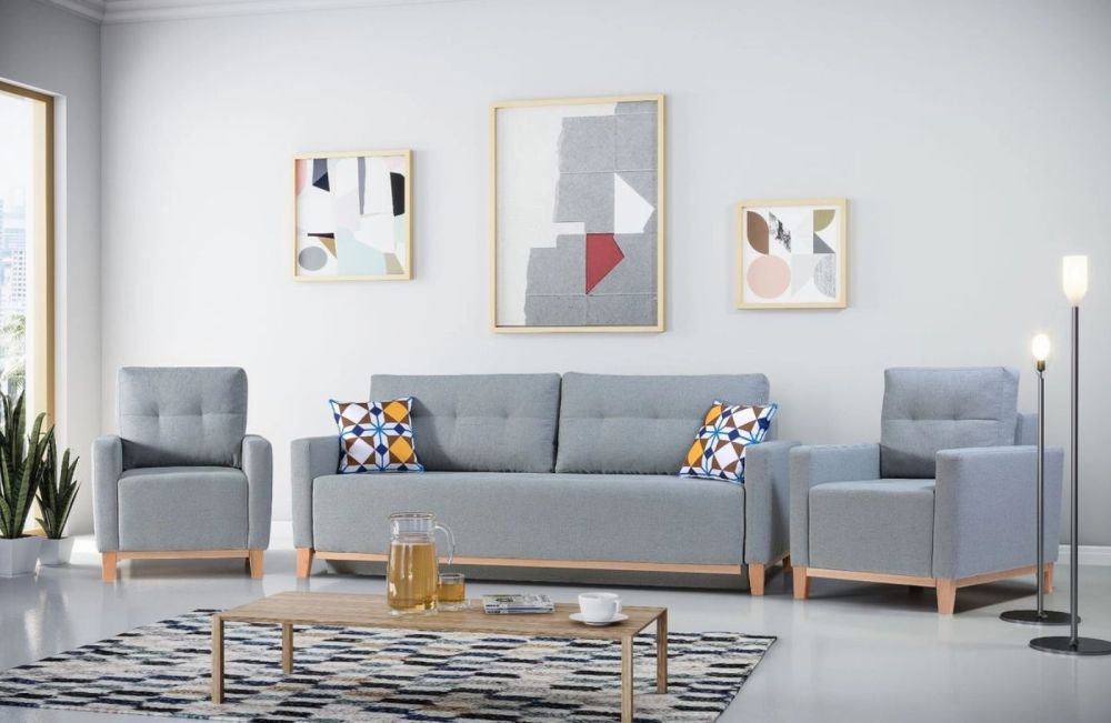 Ariel skandinaviškas fotelis - Paveikslėlis 3