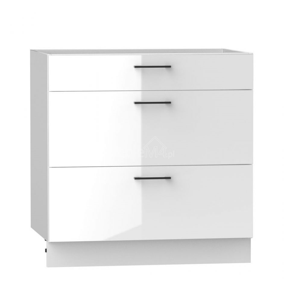 Apatinė spintelė su 90 cm stalčiais D90S/3 Oscar