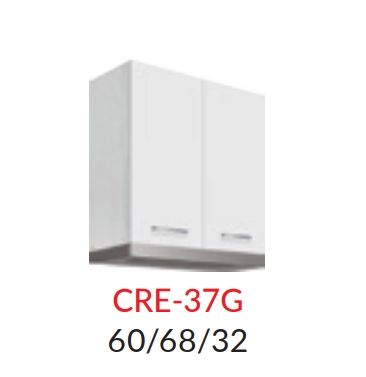 Viršutinė spintelė 60 cm, skirta „Creativa CRE 37G“ gartraukiui
