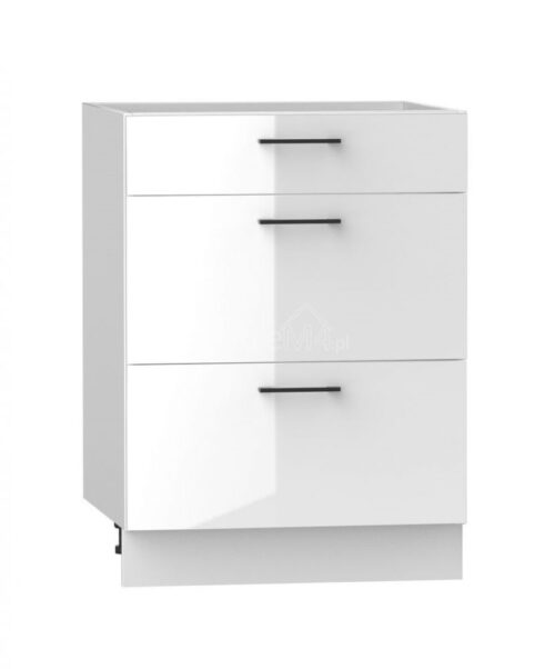 Apatinė spintelė su 60 cm stalčiais D60S/3 Oscar
