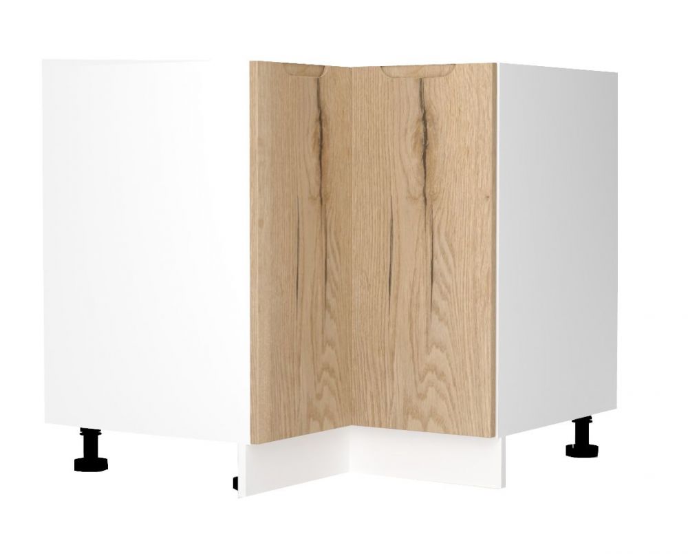 Apatinė spintelė 90/90 cm kampinė DRP dešinė/kairė Zoya