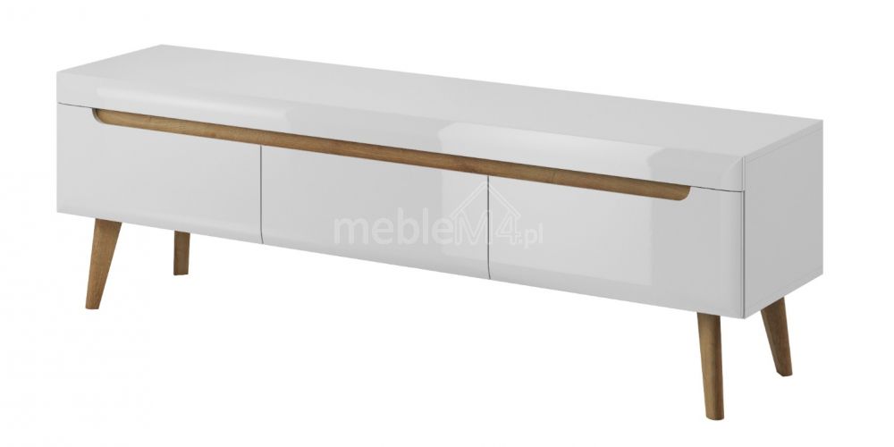 Nordi NRTV 160 televizoriaus spintelė - balta blizgi