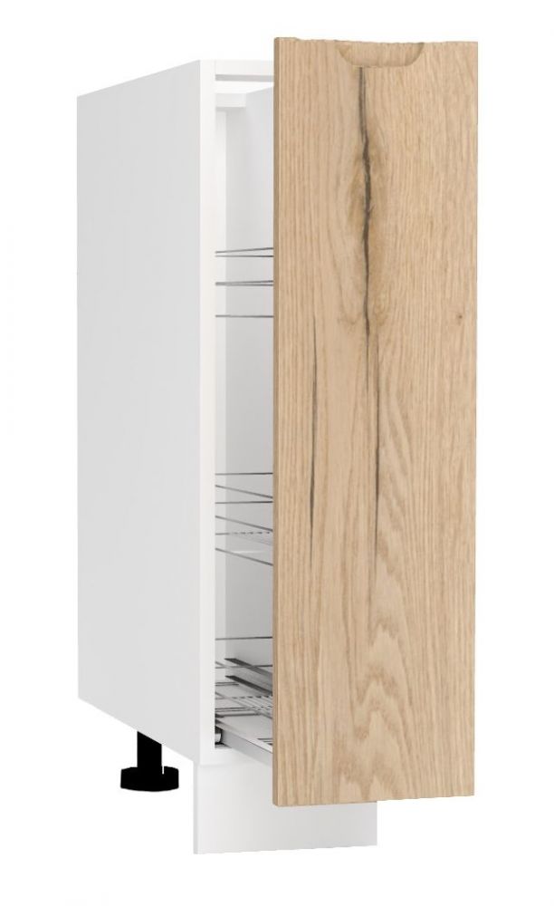 Apatinė spintelė 20 cm Cargo D20 su krepšiu ir švelniu uždarymu Zoya