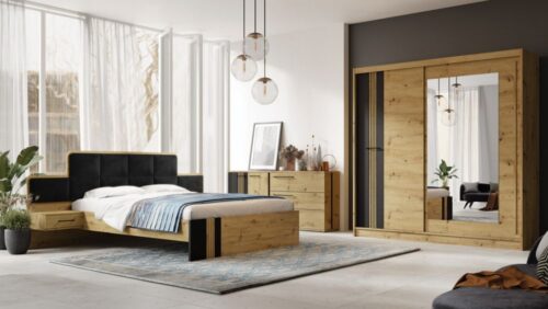 Molto juodas palėpės miegamasis