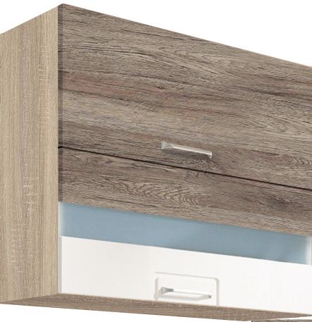 Viršutinė spintelė 80 cm su stiklu Econo ECO-41G