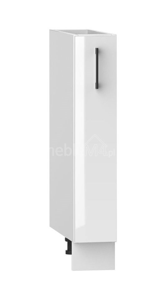 Apatinė spintelė 15 cm Cargo D15 su krepšeliu ir švelnaus uždarymo Oscar sistema