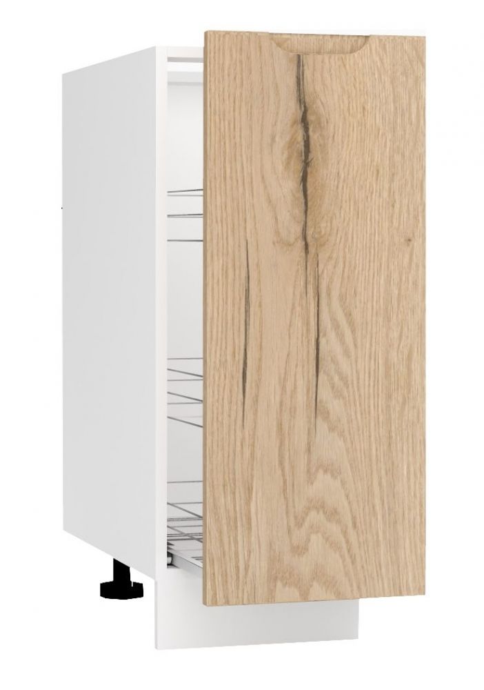 Apatinė spintelė 30 cm Cargo D30 su krepšiu ir švelniu uždarymu Zoya