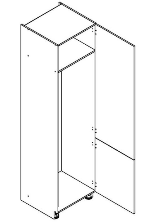 Šaldytuvo spintelė 60 cm D60LO P/L 2 FR Adele