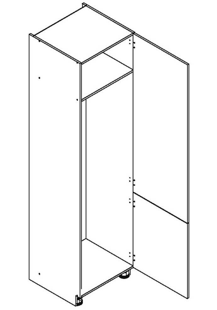 Šaldytuvo spintelė 60 cm D60LO P/L 2 FR Adele