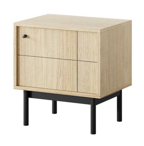 S54 Japandi naktinis staliukas, ąžuolo linea