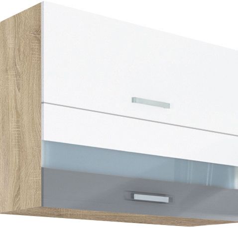 Viršutinė spintelė 90 cm su stiklu Global GLO-42G