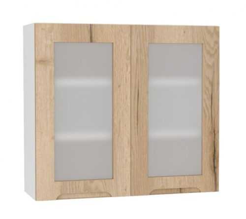 Sieninė spintelė 80 cm vitrina WS80 Zoya