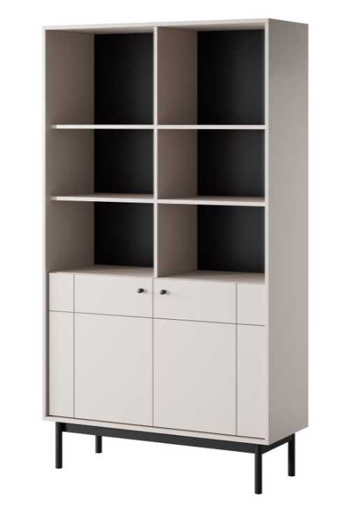 R104 Japandi kašmyro lentyna su spintelėmis