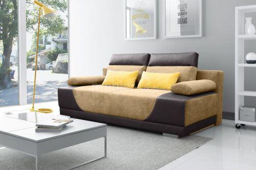 Gregory sofa-lova su pagalvėlėmis
