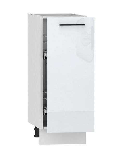 Apatinė spintelė 30 cm Cargo D30 su krepšiu ir švelnaus uždarymo Oscar sistema