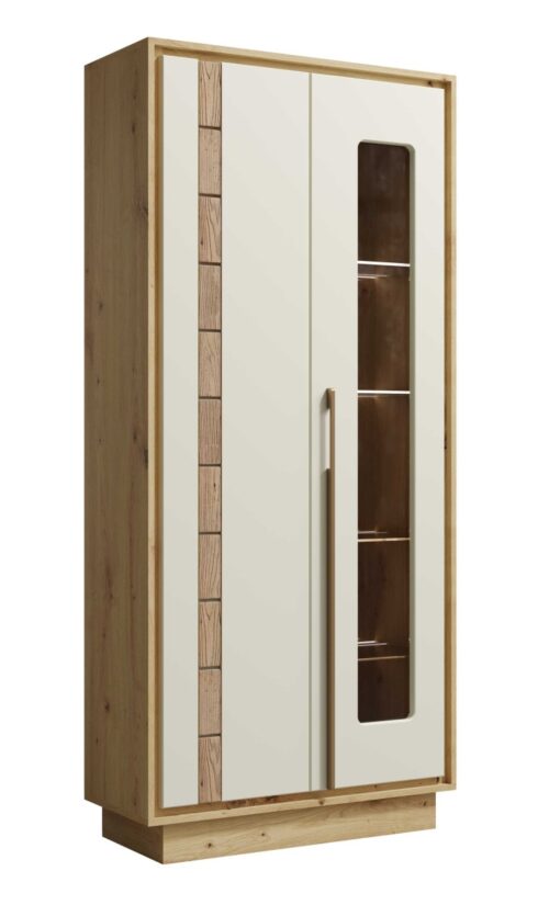 Vitrina su apšvietimu Keks K2 Cashmere