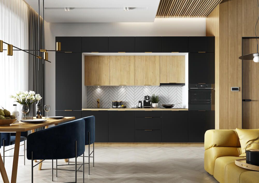 Denis 360 cm virtuvės komplektas