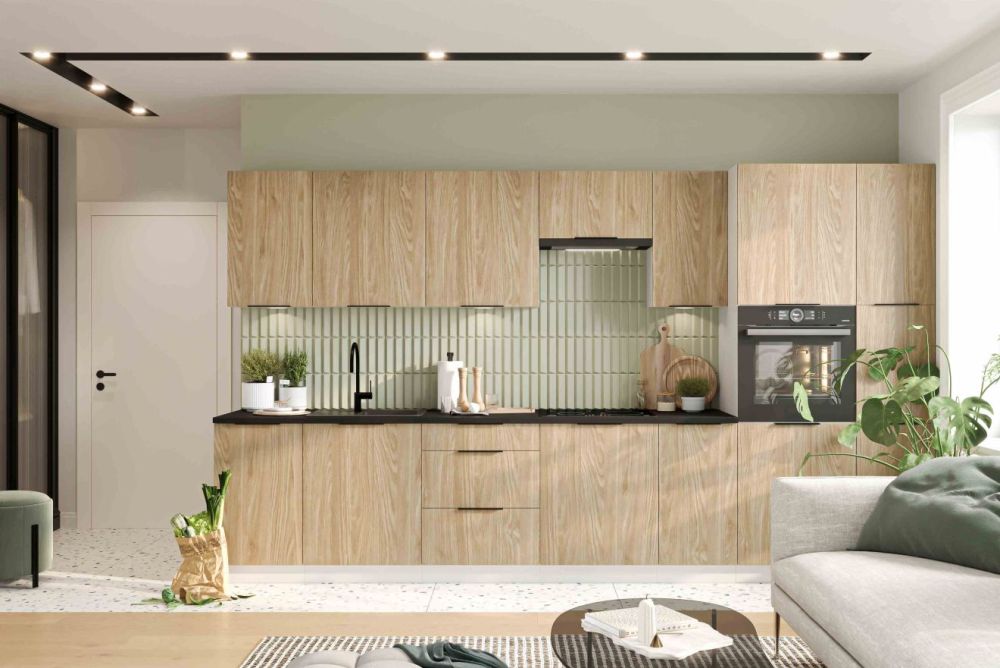 Virtuvės baldų komplektas 350 cm Sonja virtuvė