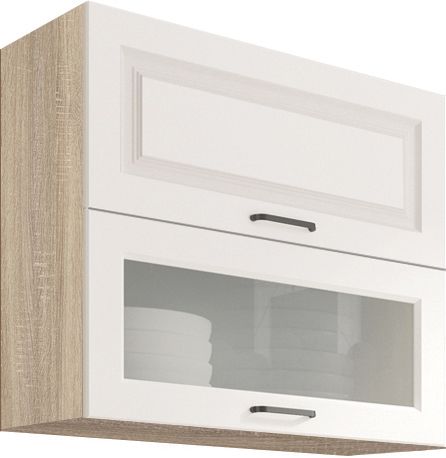 Viršutinė spintelė 80 cm vitrina Smart SM-41G