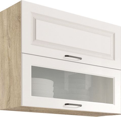 Viršutinė spintelė 90 cm vitrina Smart SM-42G