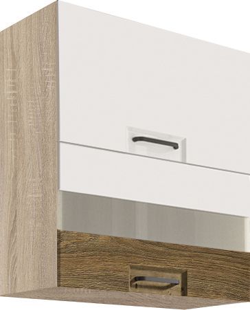 Viršutinė spintelė 60 cm vitrina Favorit Ribbeck FR-40G