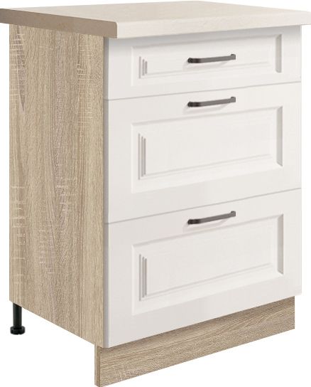 60 cm apatinė spintelė su stalčiais Smart SM-10D