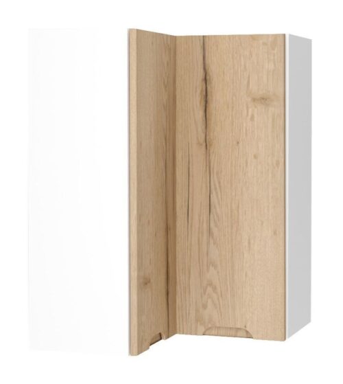 Kampinė pakabinama spintelė 60/60 cm WRN 92 P/L Zoya