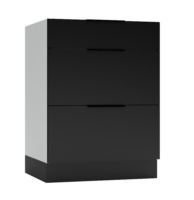 Apatinė spintelė 60 cm su stalčiais Mina D60 S/3