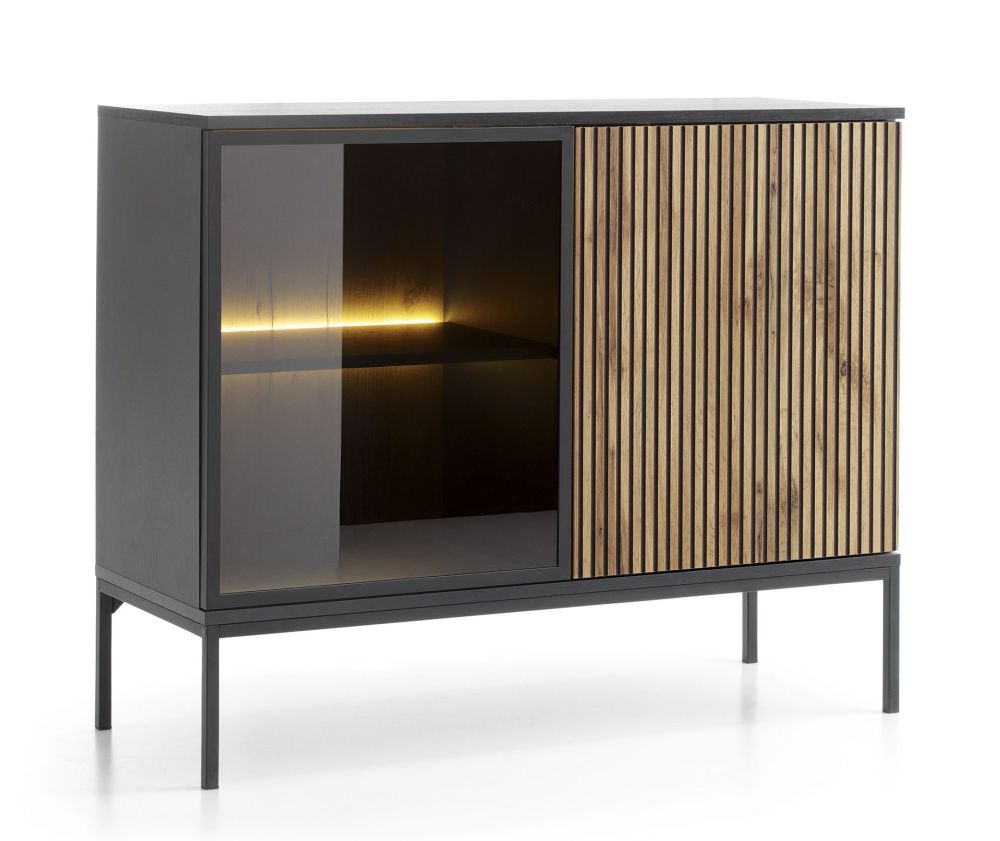 Žavinga palėpės komoda su apšvietimu Sento K104