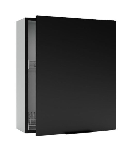 Viršutinė spintelė 60 cm su džiovykle Mina W60SU ALU P/L